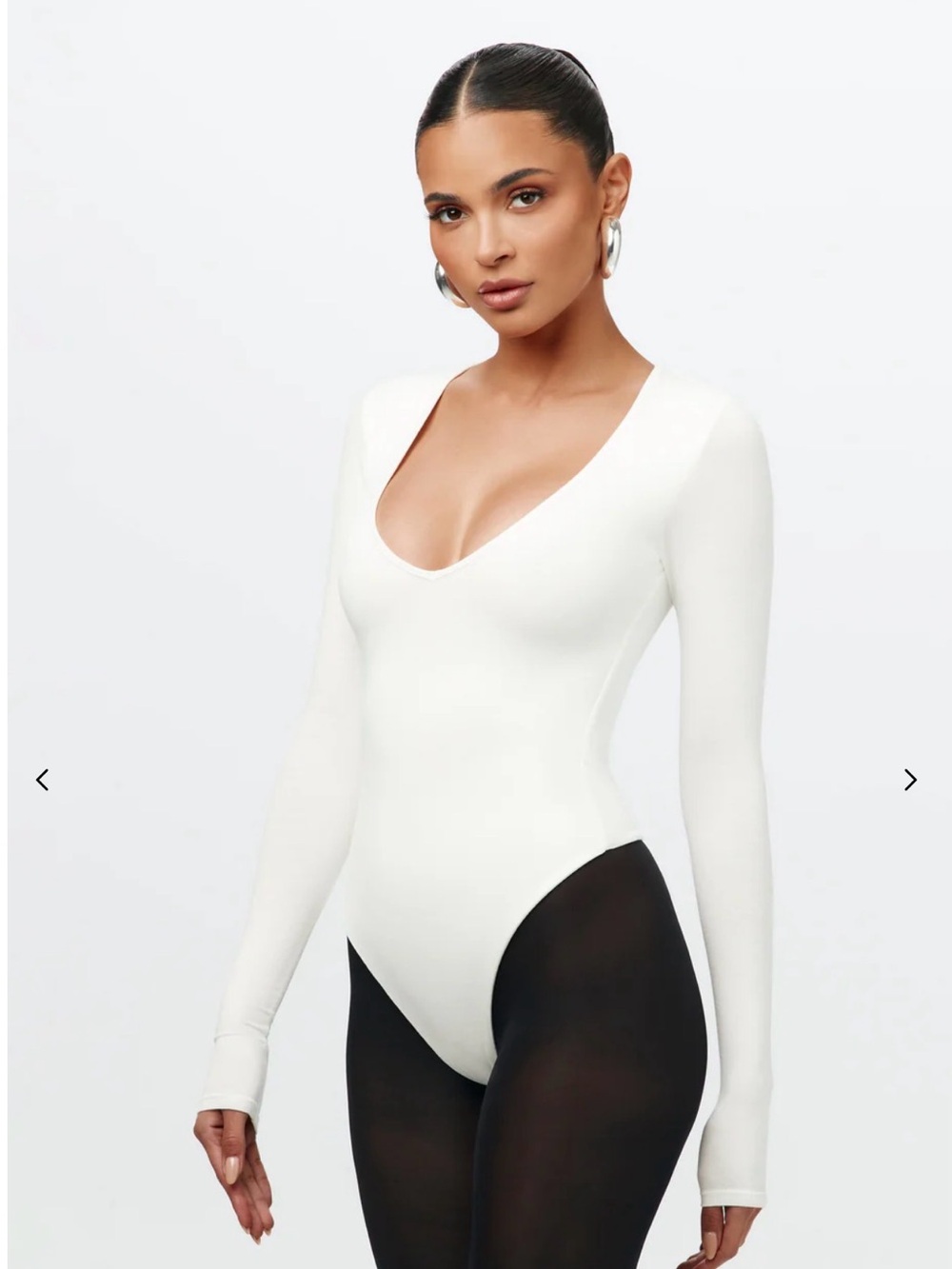 Naked wardrobe - White bodysuit NWT